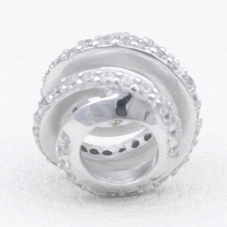 Spiral Ball Design Sterling Silver Beads