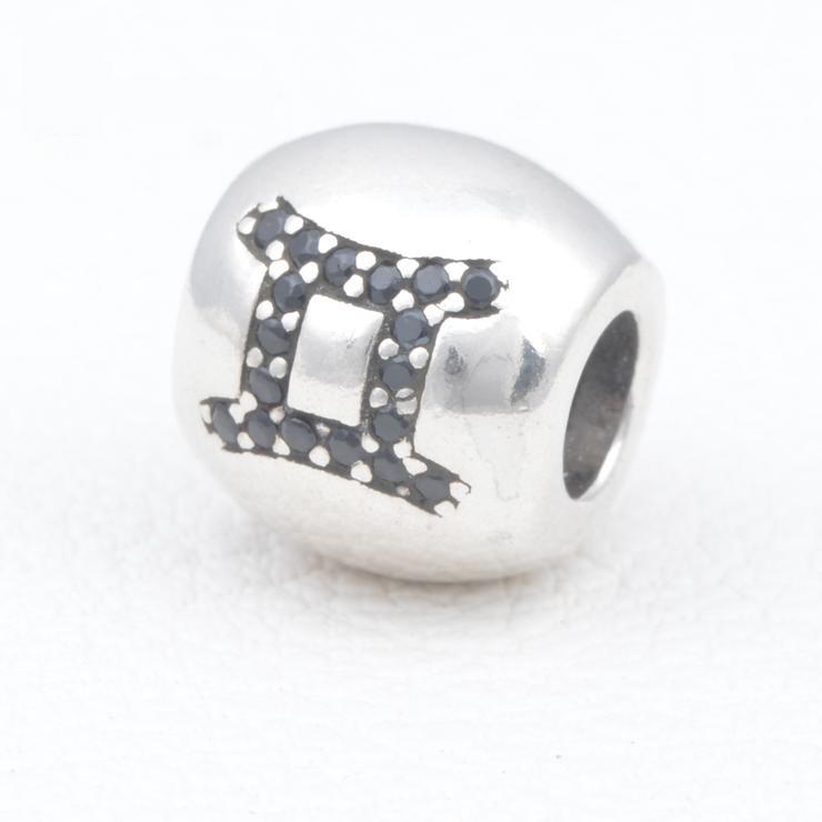 Gemini Sterling Silver Charms