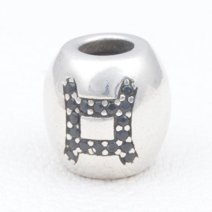 Gemini Sterling Silver Charms