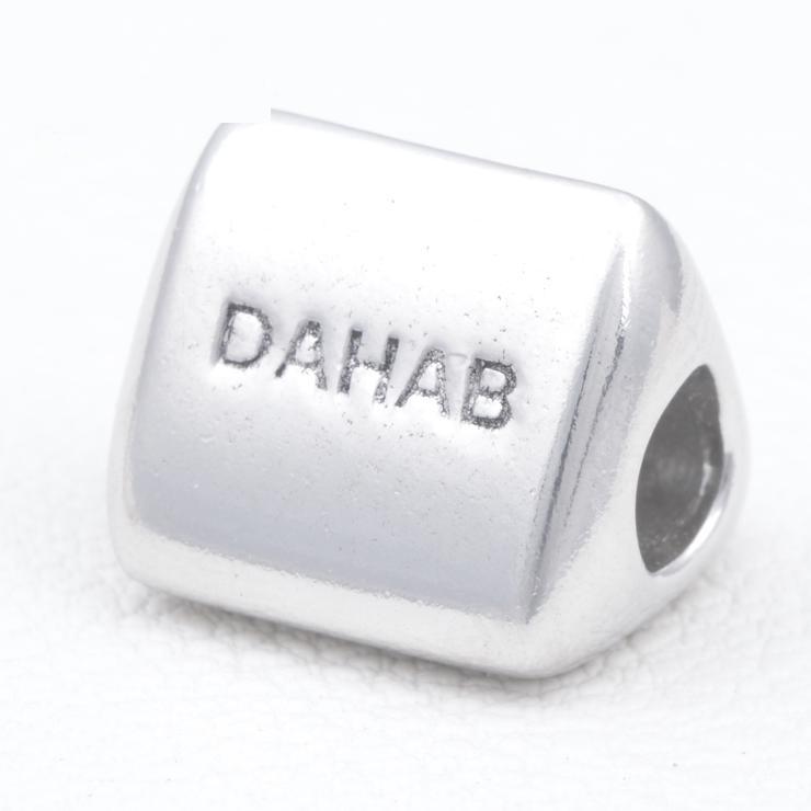 Custom Triangular Bar Silver Charms