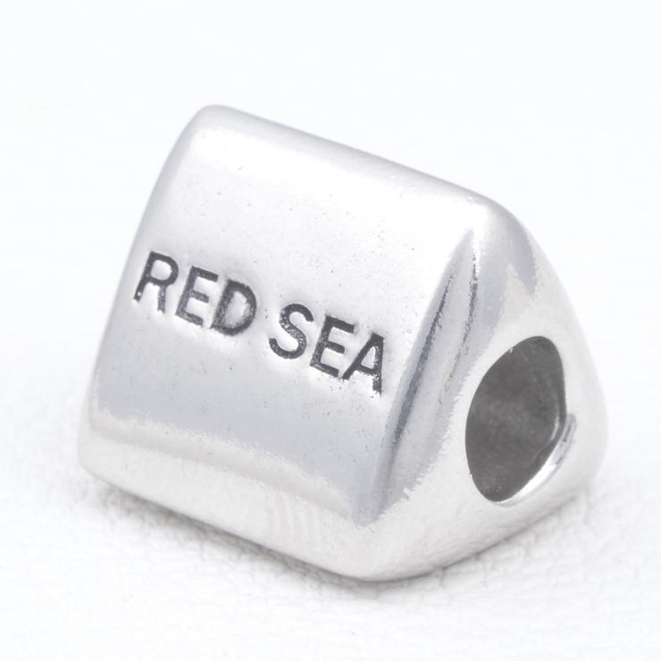 Custom Triangular Bar Silver Charms