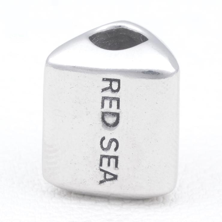 Custom Triangular Bar Silver Charms