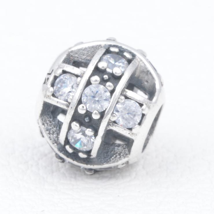Sterling Silver Hollow Ball Charms