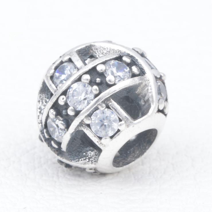 Sterling Silver Hollow Ball Charms