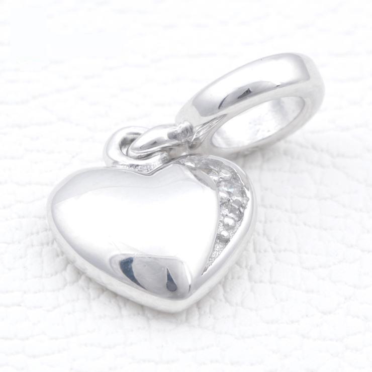 Sterling Silver Heart Pendant Charms