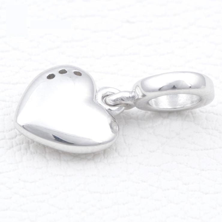 Sterling Silver Heart Pendant Charms