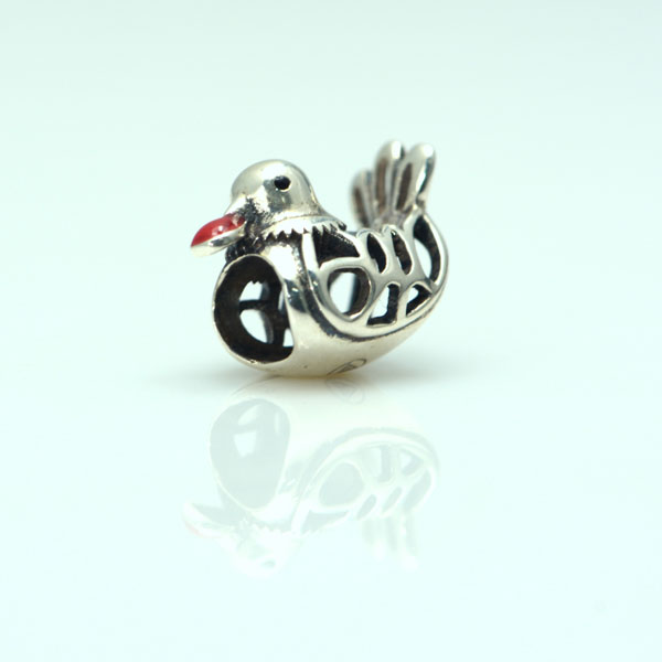 Pigeon Sterling Silver Charms