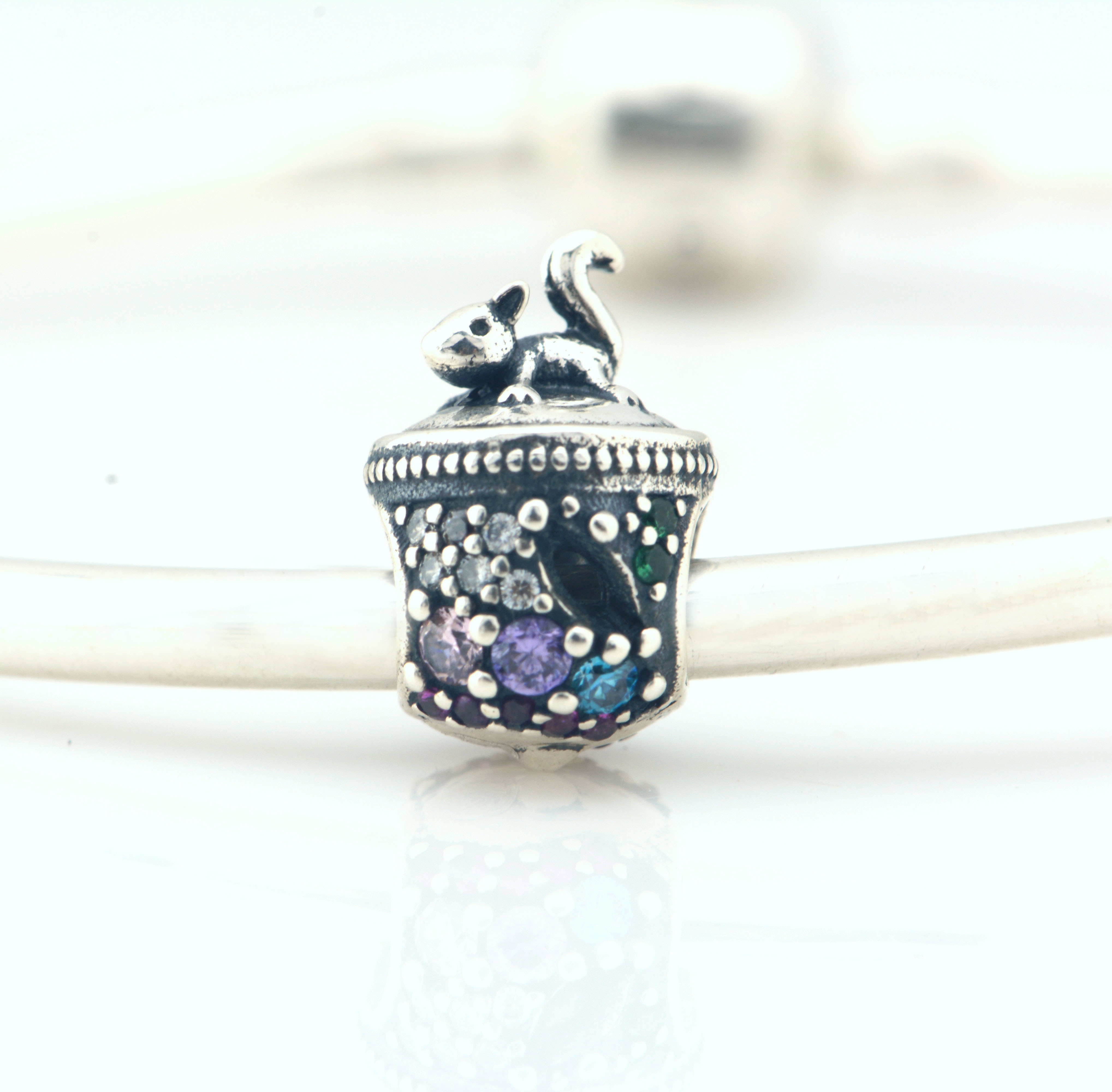 Squirrel Sterling Silver Charms
