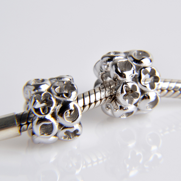 Flowers Sterling Silver Charms
