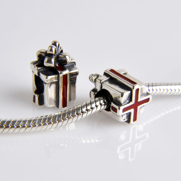 Gift Box Sterling Silver Charms