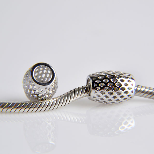 Net Sterling Silver Charms