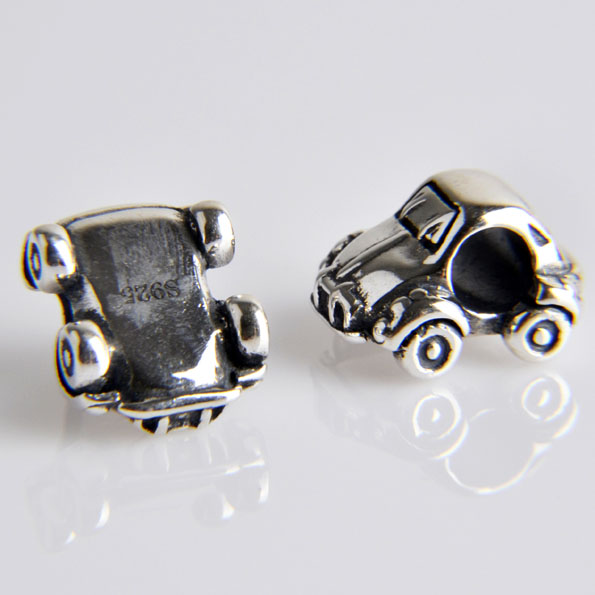 Car Sterling Silver Charms