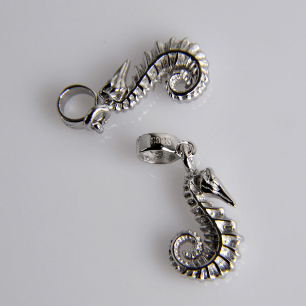 Hippocampus Sterling Silver Charms