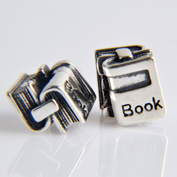 Books Sterling Silver Charms