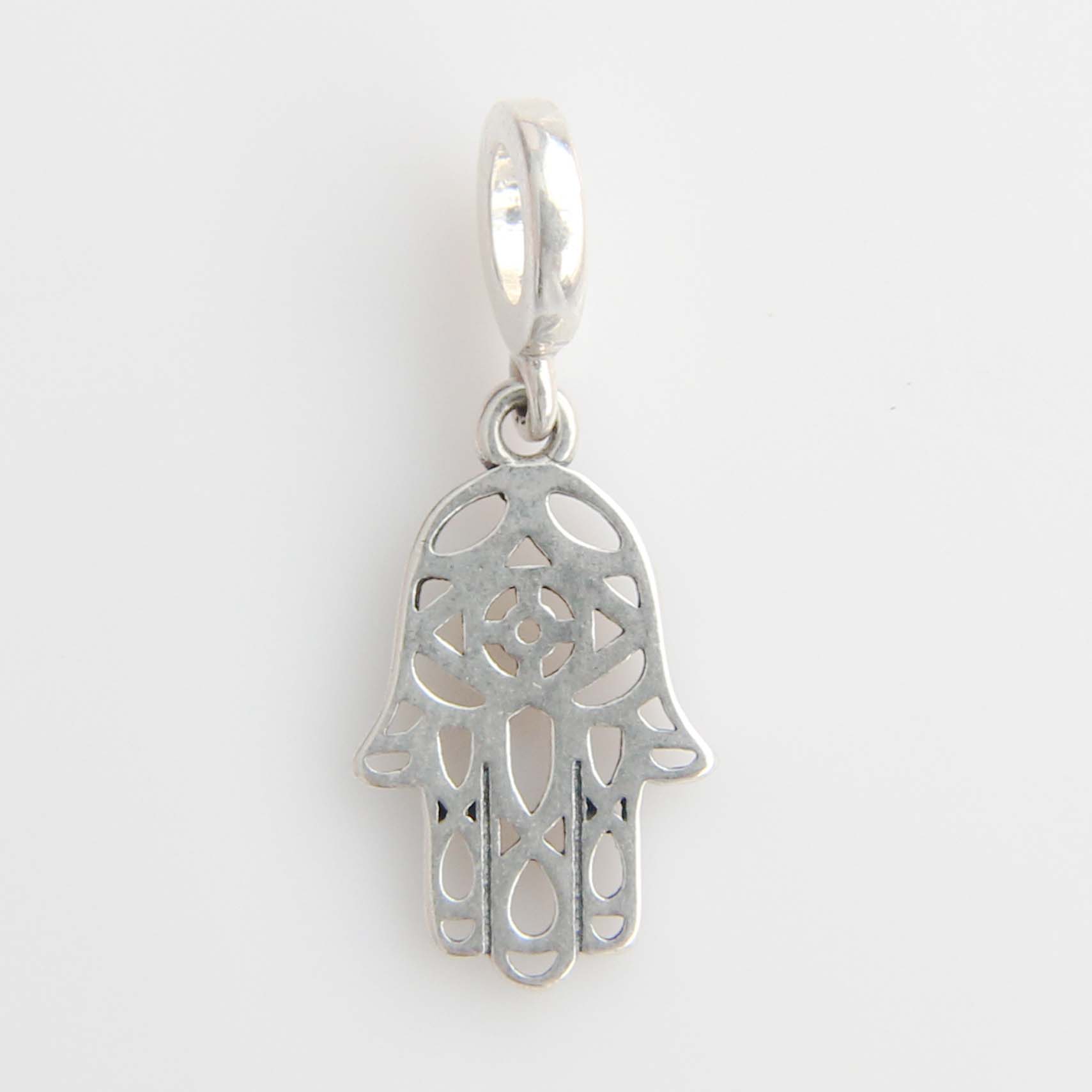 Sterling Silver Hamsa Hand Spacer