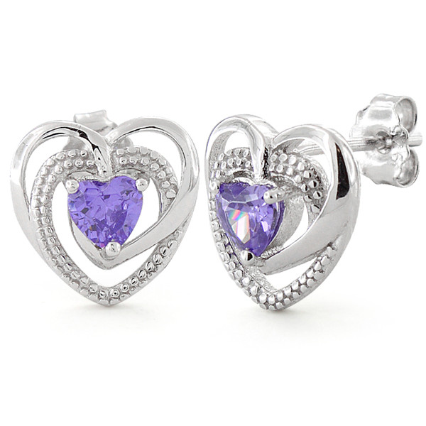 Silver earrings