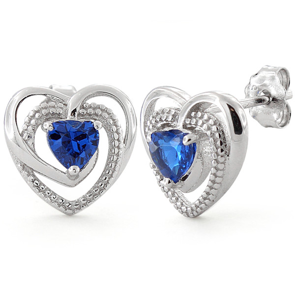 Silver earrings