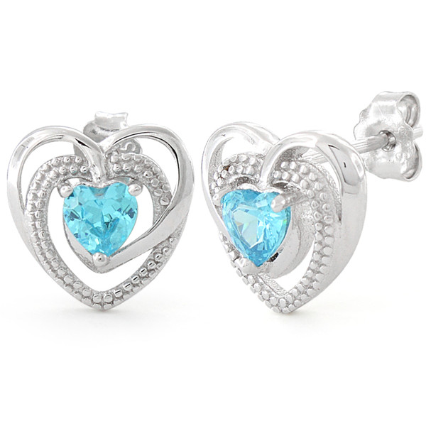 Silver earrings