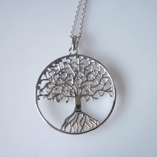 Tree Of Life Necklace Sterling Silver Necklace