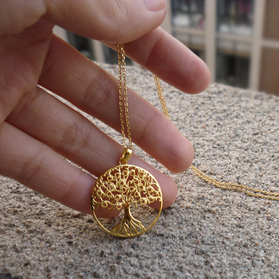 Tree Of Life Necklace Sterling Silver Necklace