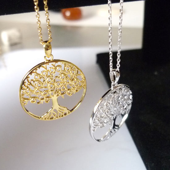 Tree Of Life Necklace Sterling Silver Necklace