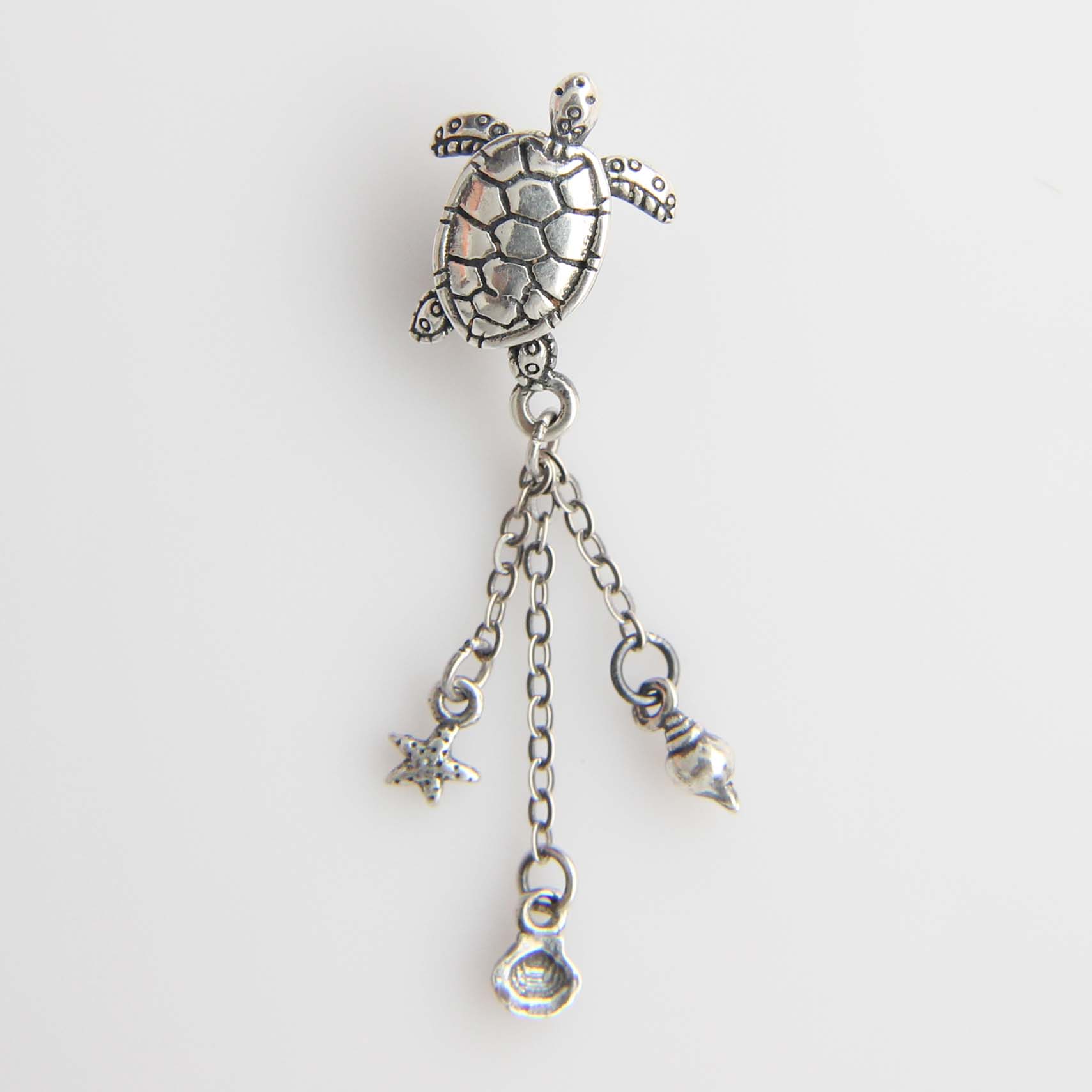 Sterling Silver Turtle Pendant