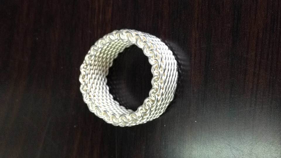 Silver Mesh Ring