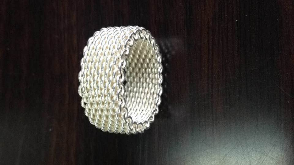 Silver Mesh Ring