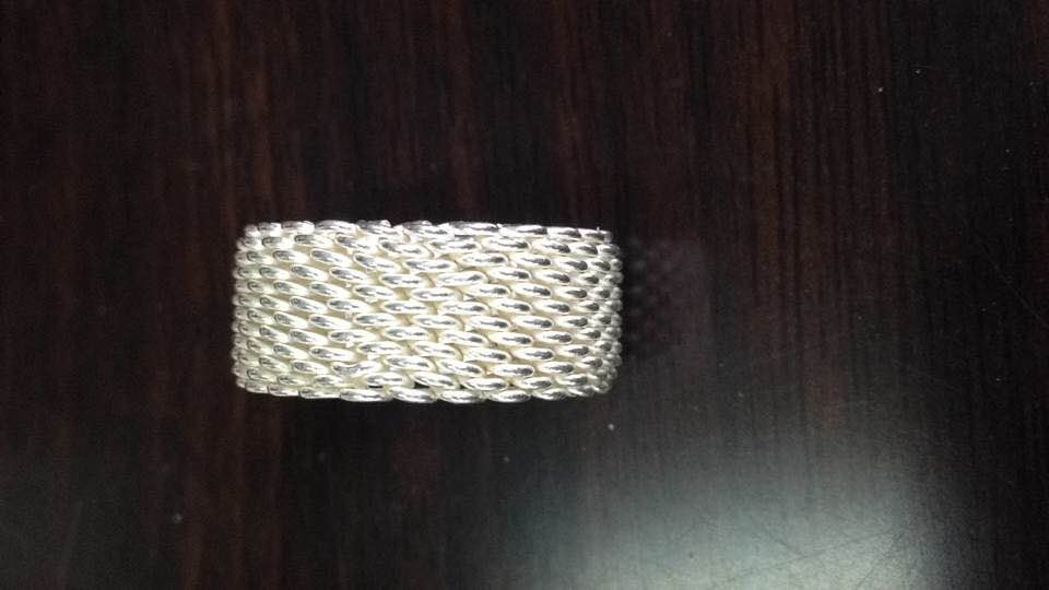 Silver Mesh Ring