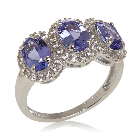 Sterling Silver Ring With Stones