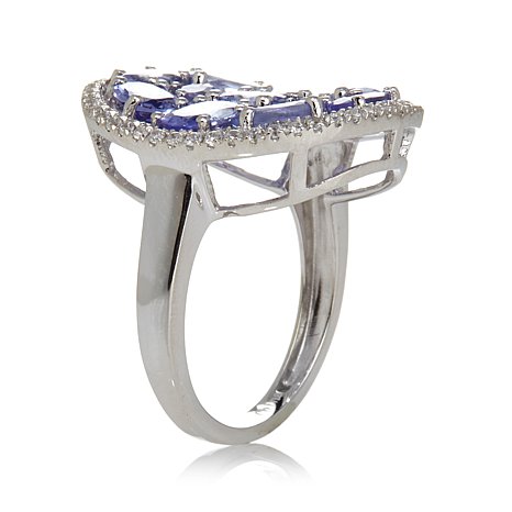 Sterling Silver Ring With Stones