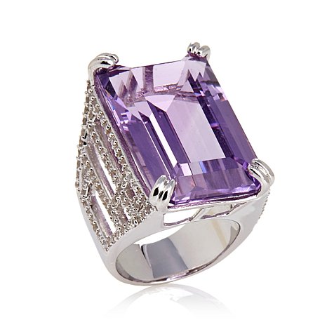 Sterling Silver Ring With Stones