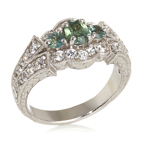 Sterling Silver Ring With Stones