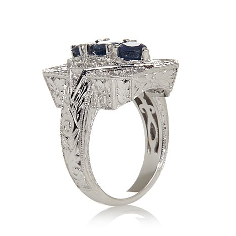 Sterling Silver Ring With Stones
