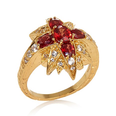 Sterling Silver Ring With Stones