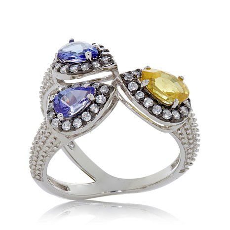 Sterling Silver Ring With Stones