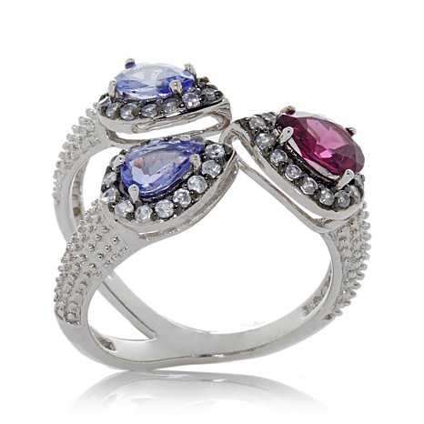 Sterling Silver Ring With Stones