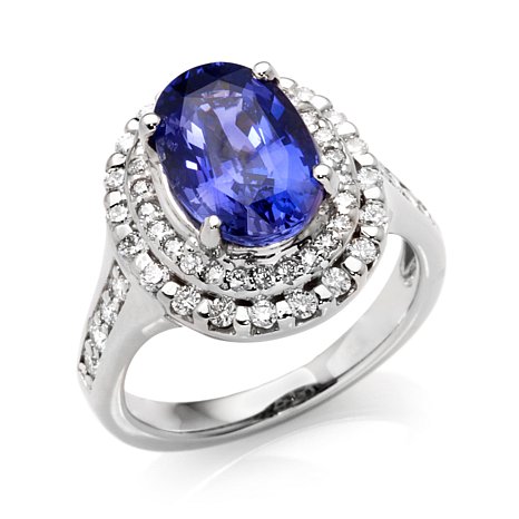 Sterling Silver Ring With Blue Gemstone