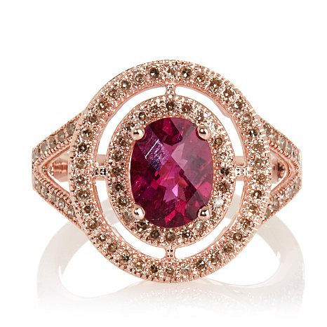 Sterling Silver Ring With Red Gemstone