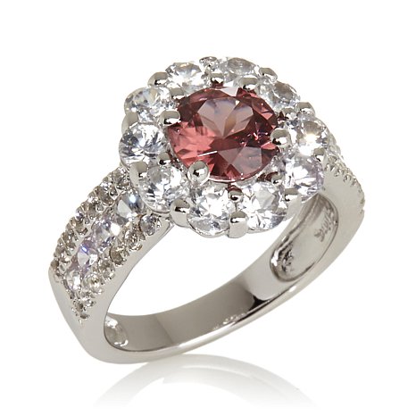 Sterling Silver Ring With Gemstones