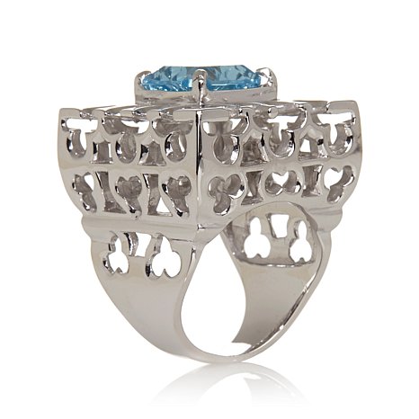 Genuine 925 Silver Ring With Zircon Stone