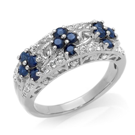 Sterling Silver Ring With Zircon Stones