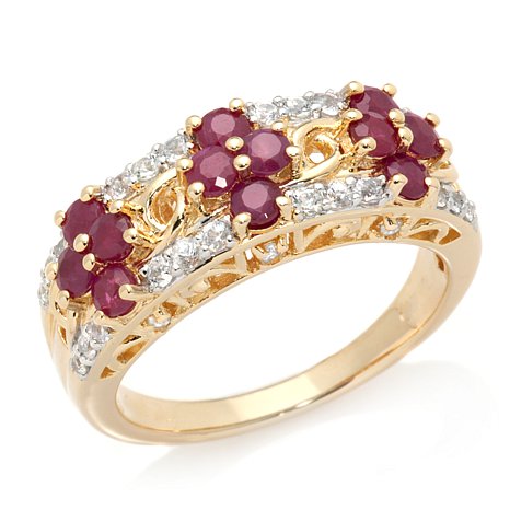 Sterling Silver Ring With Zircon Stones