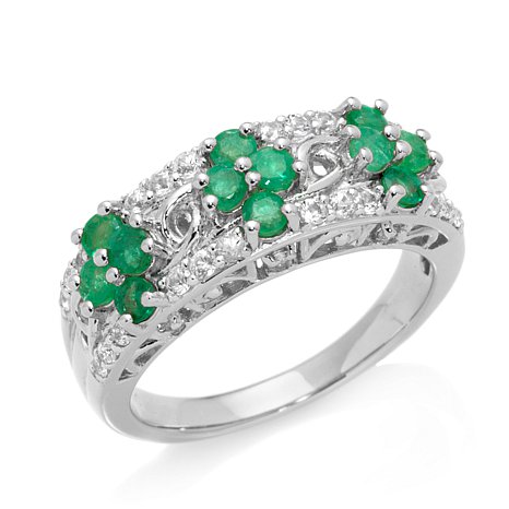 Sterling Silver Ring With Zircon Stones