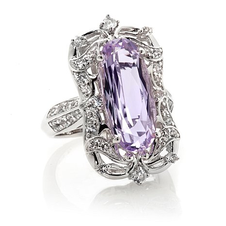 Genuine Sterling Silver Ring With Gemstone