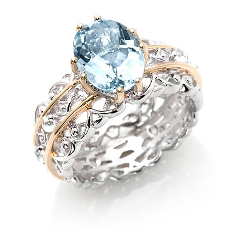 Genuine 925 Sterling Silver Ring With Zircon Stones