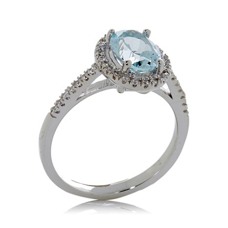 Genuine Sterling Silver Ring With Cubic Zirconia Stones