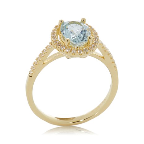 Genuine Sterling Silver Ring With Cubic Zirconia Stones