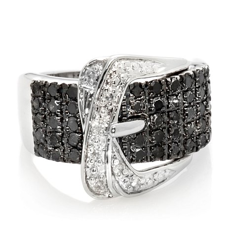 Unique Belt Design Sterling Silver Ring