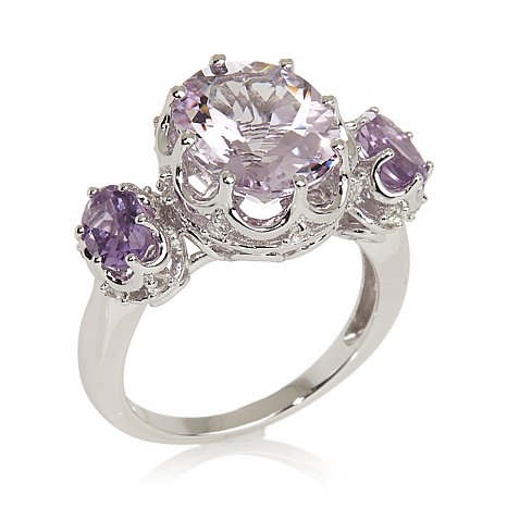 Genuine 925 Silver Ring With Gemstones